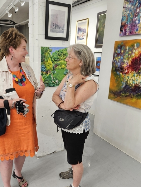 At the Galerie BOA Gallery, 19 July 2024