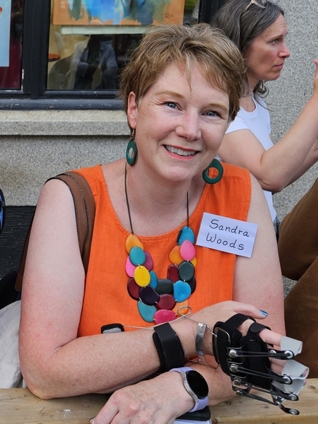 Outside the Galerie BOA Gallery, 17 July 2024
