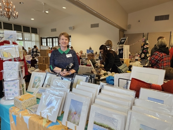 At the "Christmas in the Country" makers' market, 23 Nov 2024